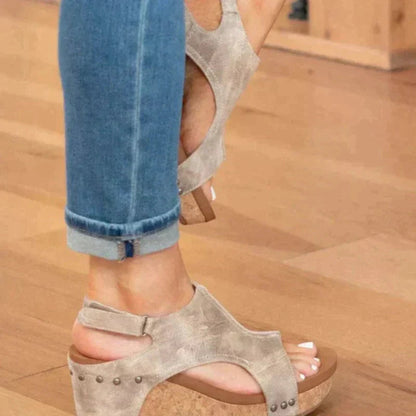 MARIT | HOHE SANDALEN MIT OFFENER SPITZE